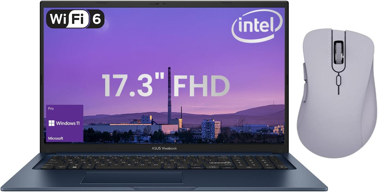 ASUS Vivobook Business 17.3 FHD IPS Laptop with 16GB RAM