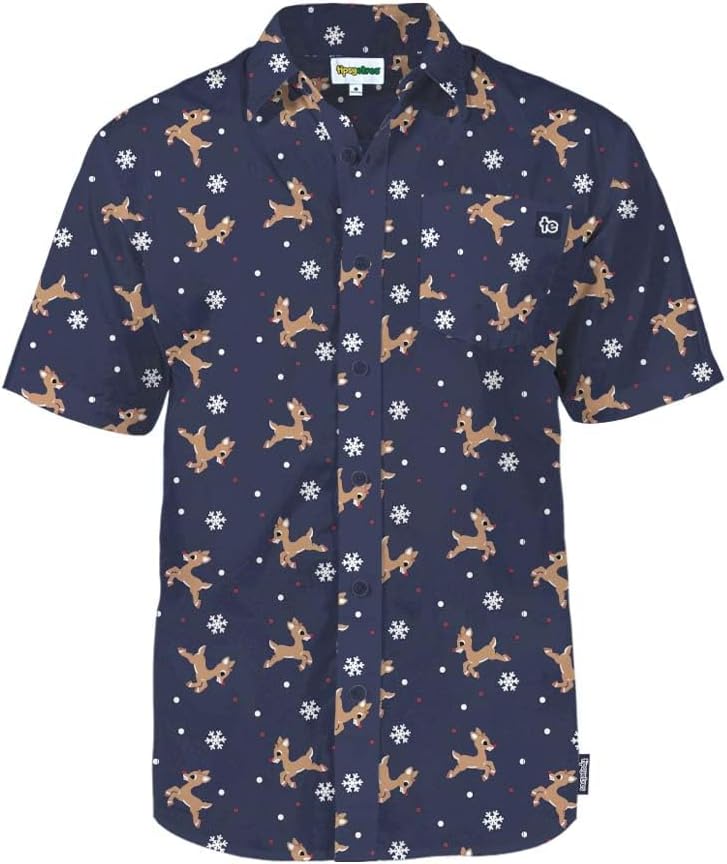 Funny Christmas & Hanukkah Hawaiian Shirts for Men - Tipsy Elves