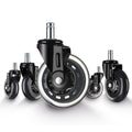 Office Chair Wheels 2in Caster Replacement - Smooth Silent Roll