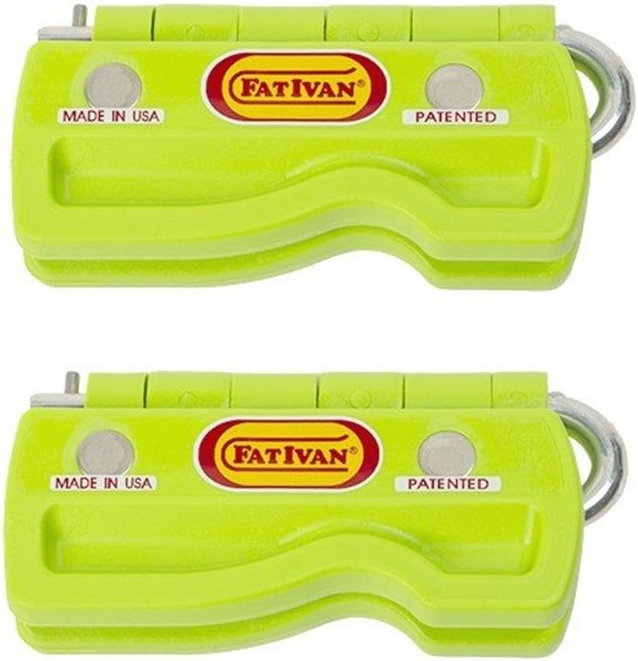 The Original Fat Ivan Fold Up Doorstop Wedge with Magnet Green