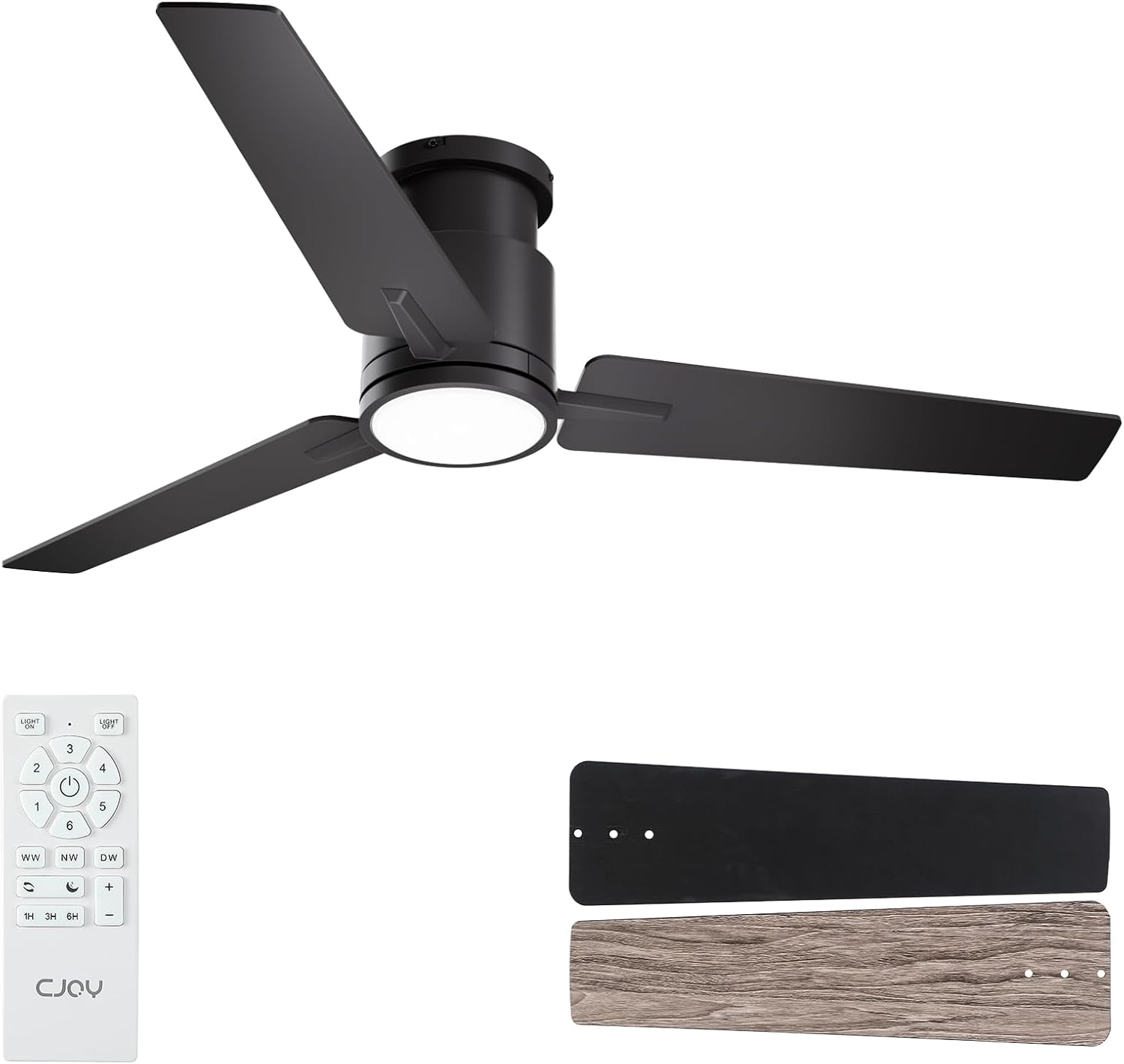 CJOY 52 Inch Ceiling Fan with Lights and Remote Control Features
