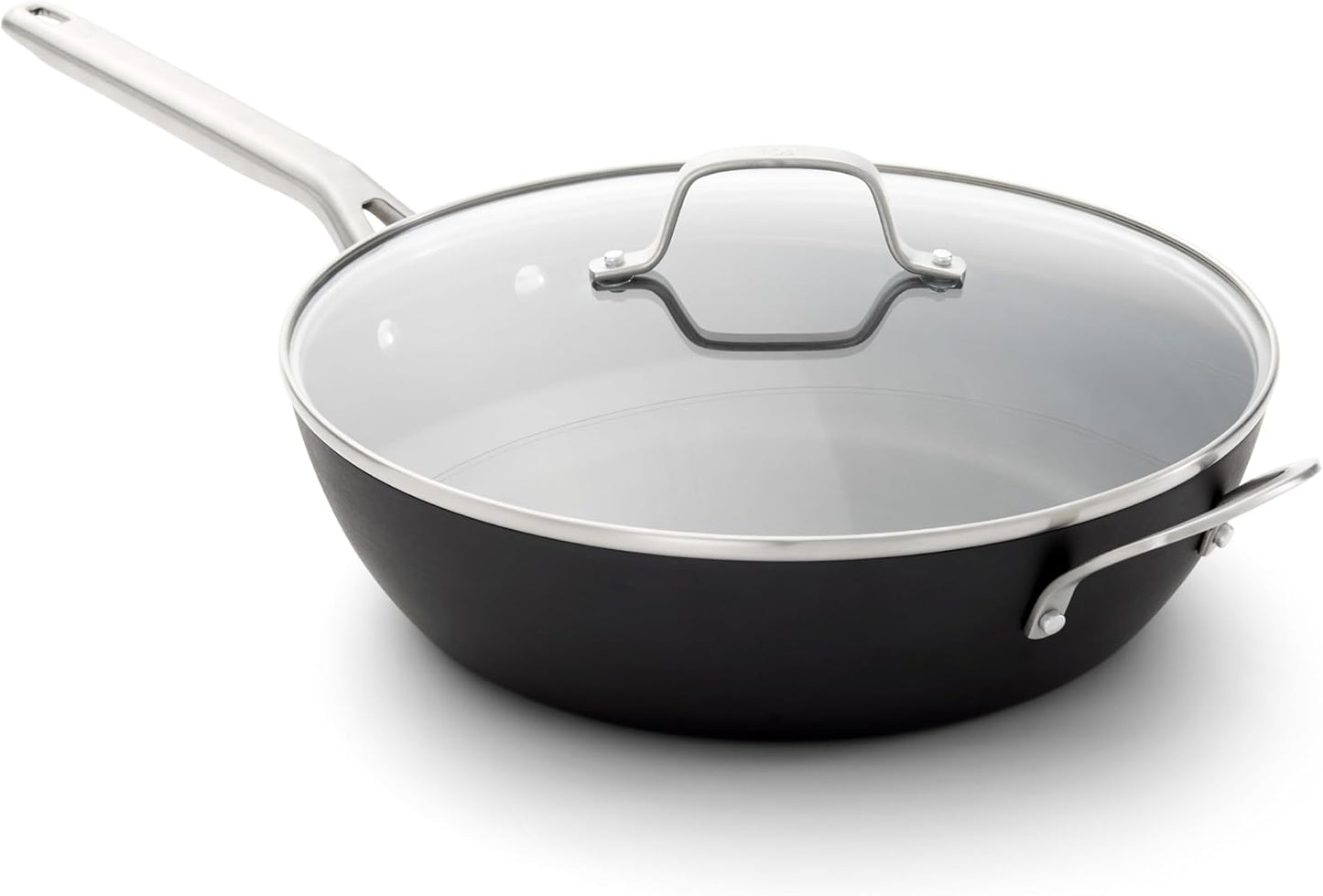 Calphalon Hard-Anodized Nonstick Jumbo Frying Pan with Lid