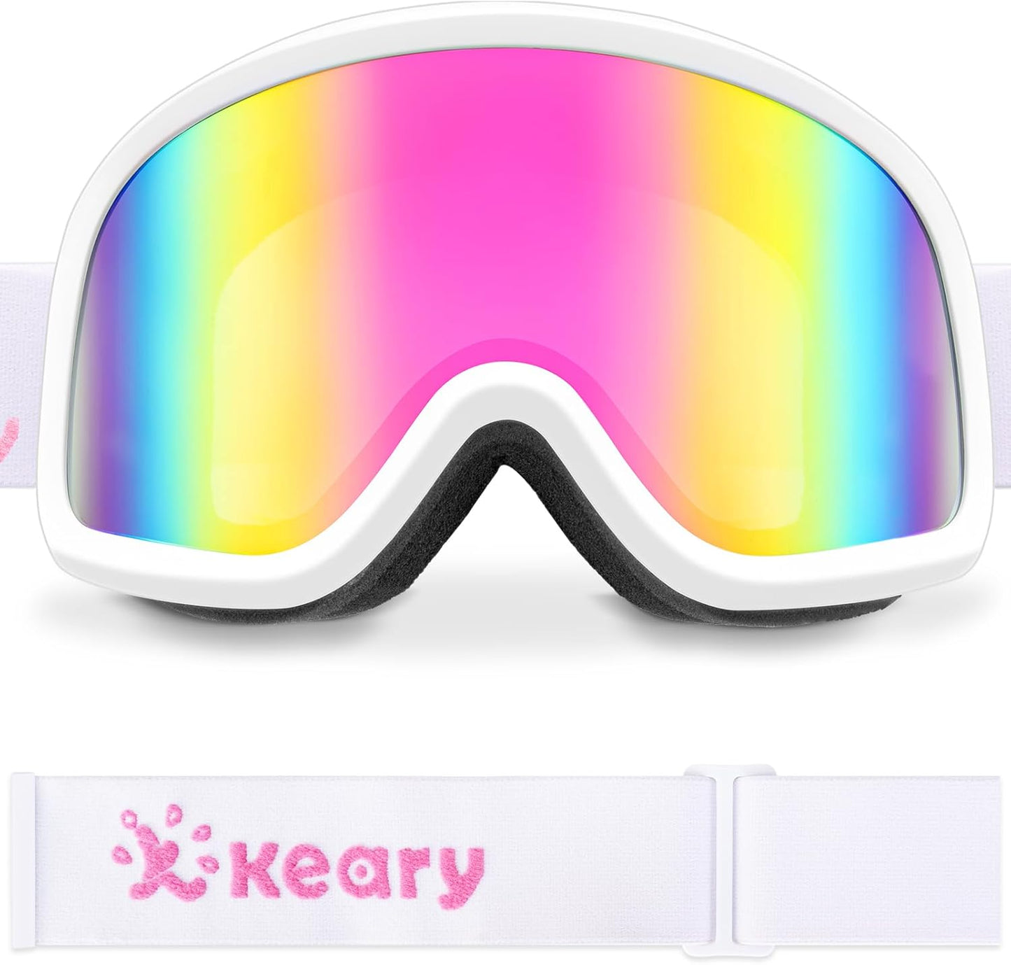 Keary PRO Ski Goggles: OTG 100% UV Protection