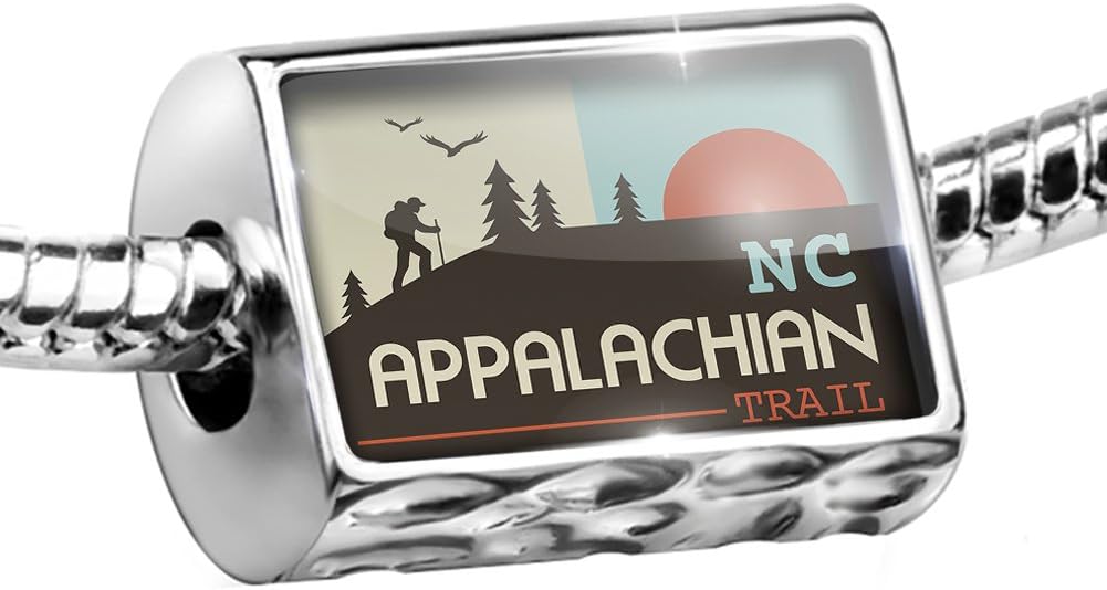 Bead Charm for Appalachian Trail Hike