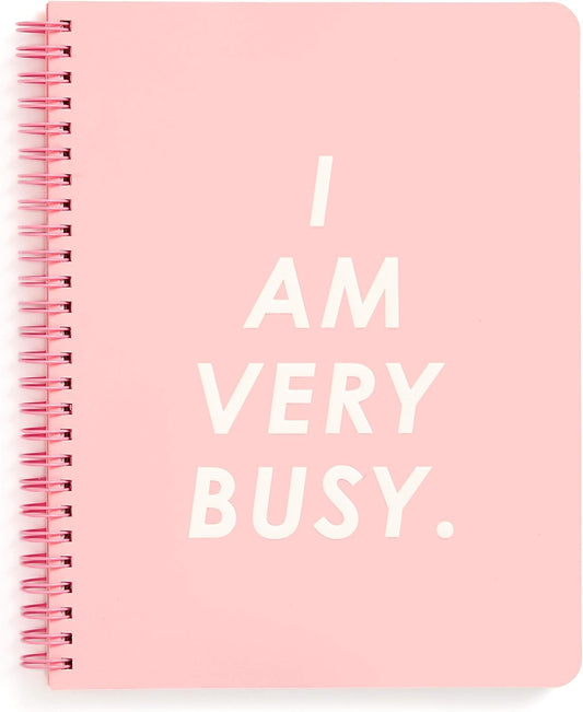 ban.do Mini Spiral Notebook with Pockets, 160 Lined Pages - Stay Organized On-The-Go!