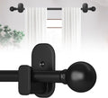 Curtain Rods No Drilling 2 Pack Black Adjustable Rods 36-88in - Renter