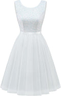 Sequin Dress Vintage A Line Mini Cocktail Dress - Sparkly Formal