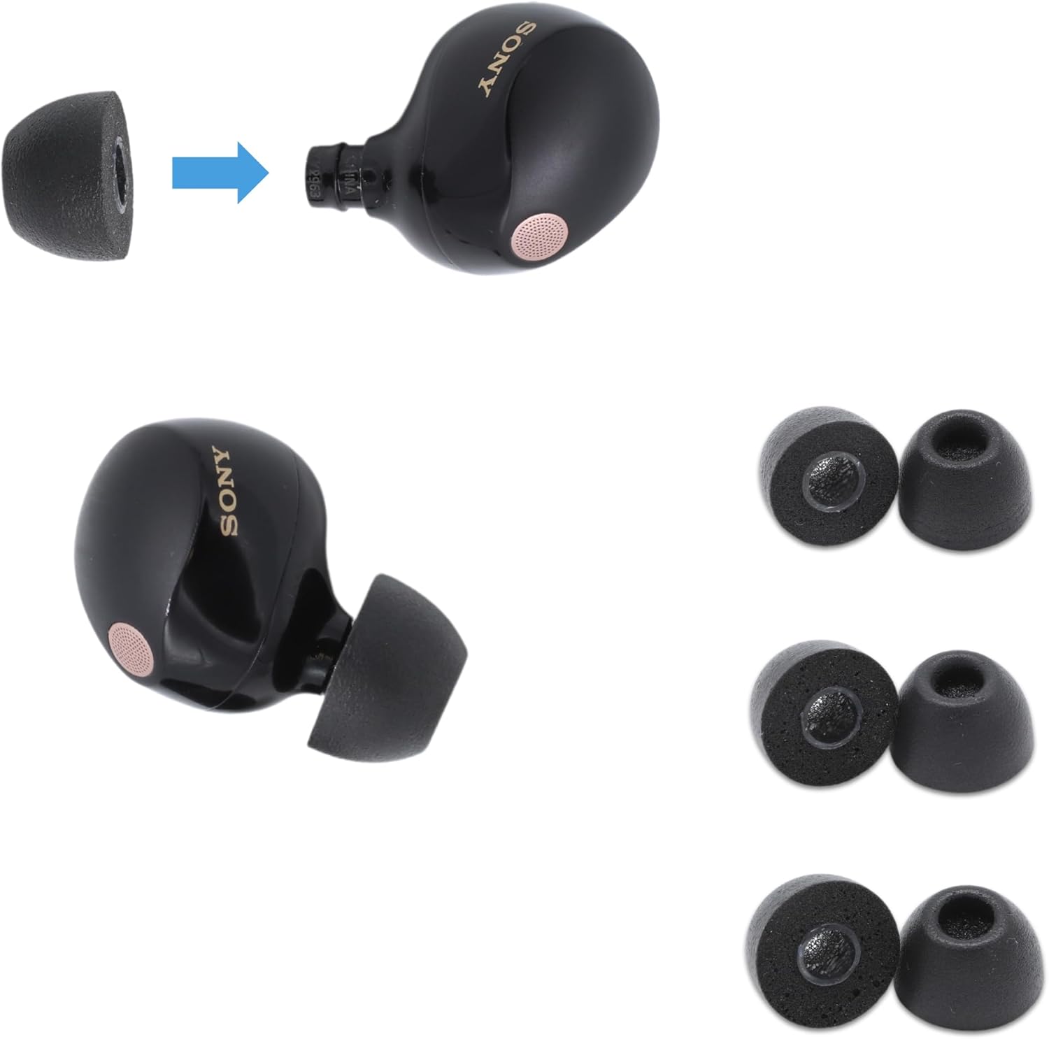 Ultimate Comfort & Secure Fit Earbud Tips