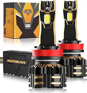 Auxbeam H11 Light Bulbs F22-GX Series 120W Upgrade for Off-Road