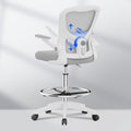 FLEXISPOT Drafting Chair Tall Office Chair with Footrest - Ergonomic