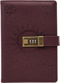 Diary with Lock Lined Locking Journal for Men Women - Secure A5