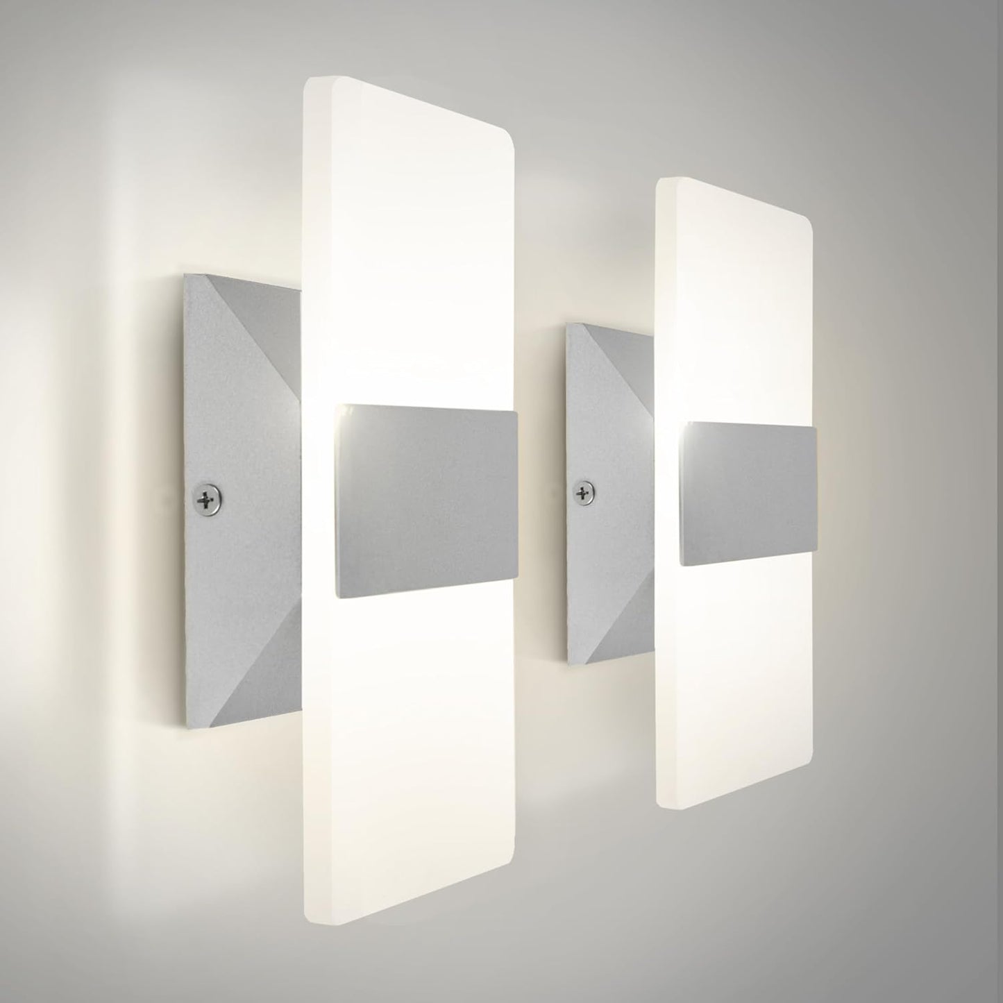 ASD 8 Inch LED Indoor Wall Sconce - Modern Dimmable Light Fixture