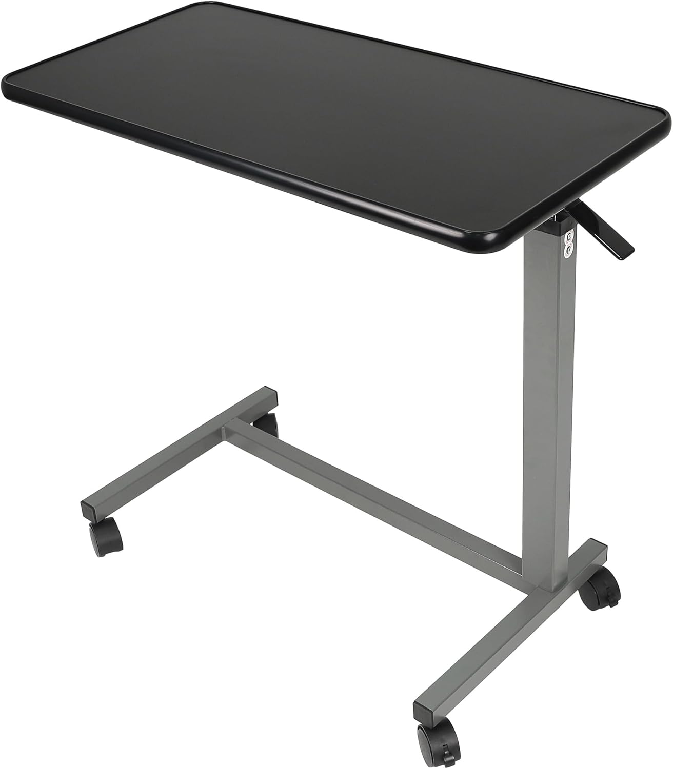 Vaunn Medical Adjustable Overbed Table for Home and Hospital Use