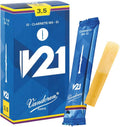 Vandoren V21 Eb Clarinet Reeds Strength 3.5 - Warm, Centered Tone
