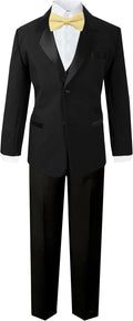 Boys Classic Fit Tuxedo Set No Tail - Dressy Ring Bearer Outfit