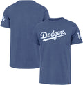 MLB Fieldhouse Franklin Dodgers Embroidered Wordmark Tee - Classic Fit