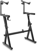 PYLE Heavy-Duty Multi-Functional Music Stand - Sturdy Z-Style
