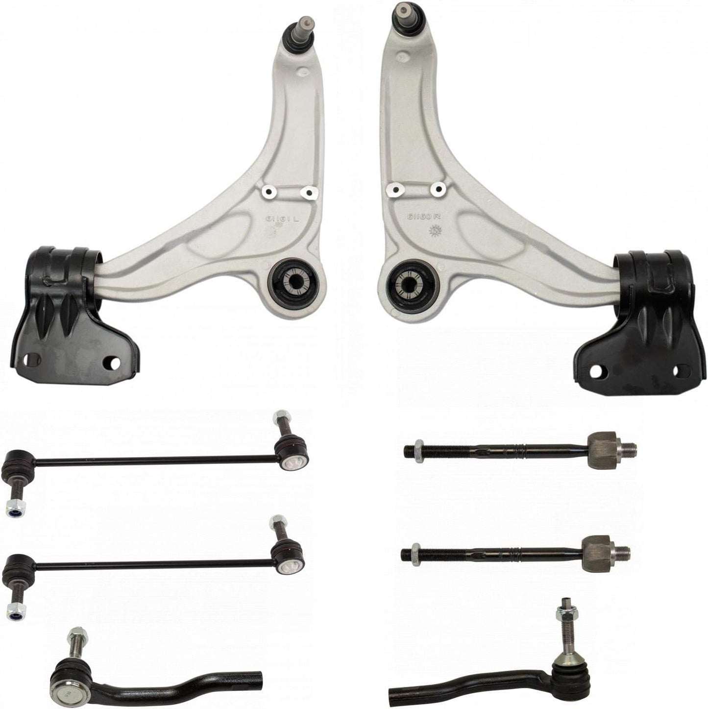 TRQ Front Steering & Suspension Kit for 2015-2023 Ford Edge
