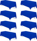 Royal Blue Tablecloths 70 x 120 in 8 Pack - Durable Event Linens