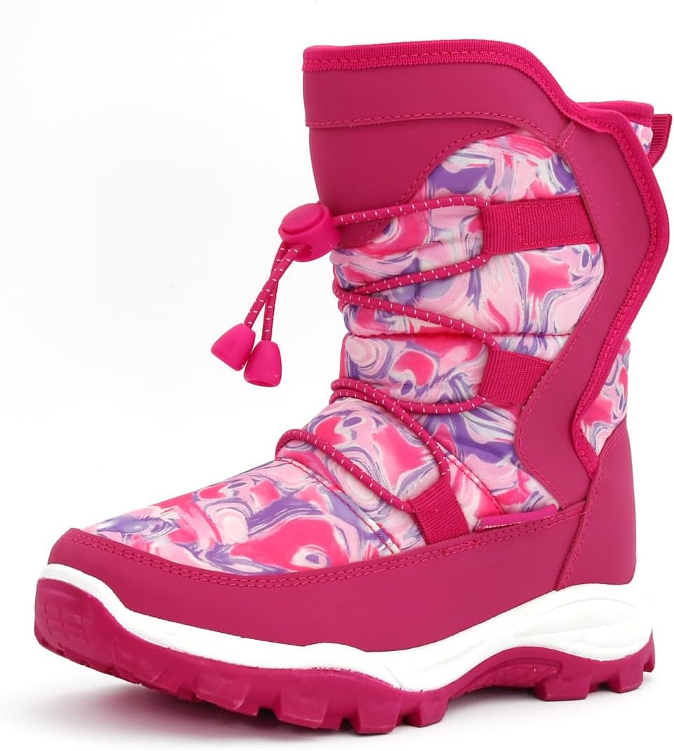 Boys Girls Little Kids Winter Snow Boots for All Weather Fun