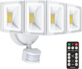 USTELLAR 100W 10000LM LED Security Light 4-Head Floodlight - Bright