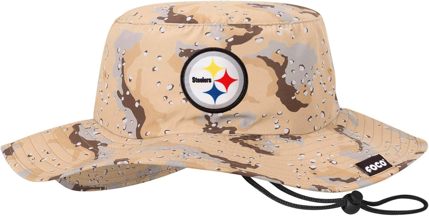 FOCO Men's NFL Team Logo Sport Outdoor Sun Bucket Boonie Hat Review