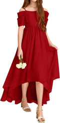Stylish Girls Cold Shoulder Dress by Haloumoning for Special Occasions