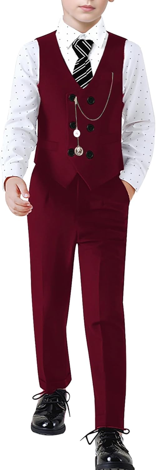 Stylish Boys Suit Formal Dress Clothes for Weddings and Events