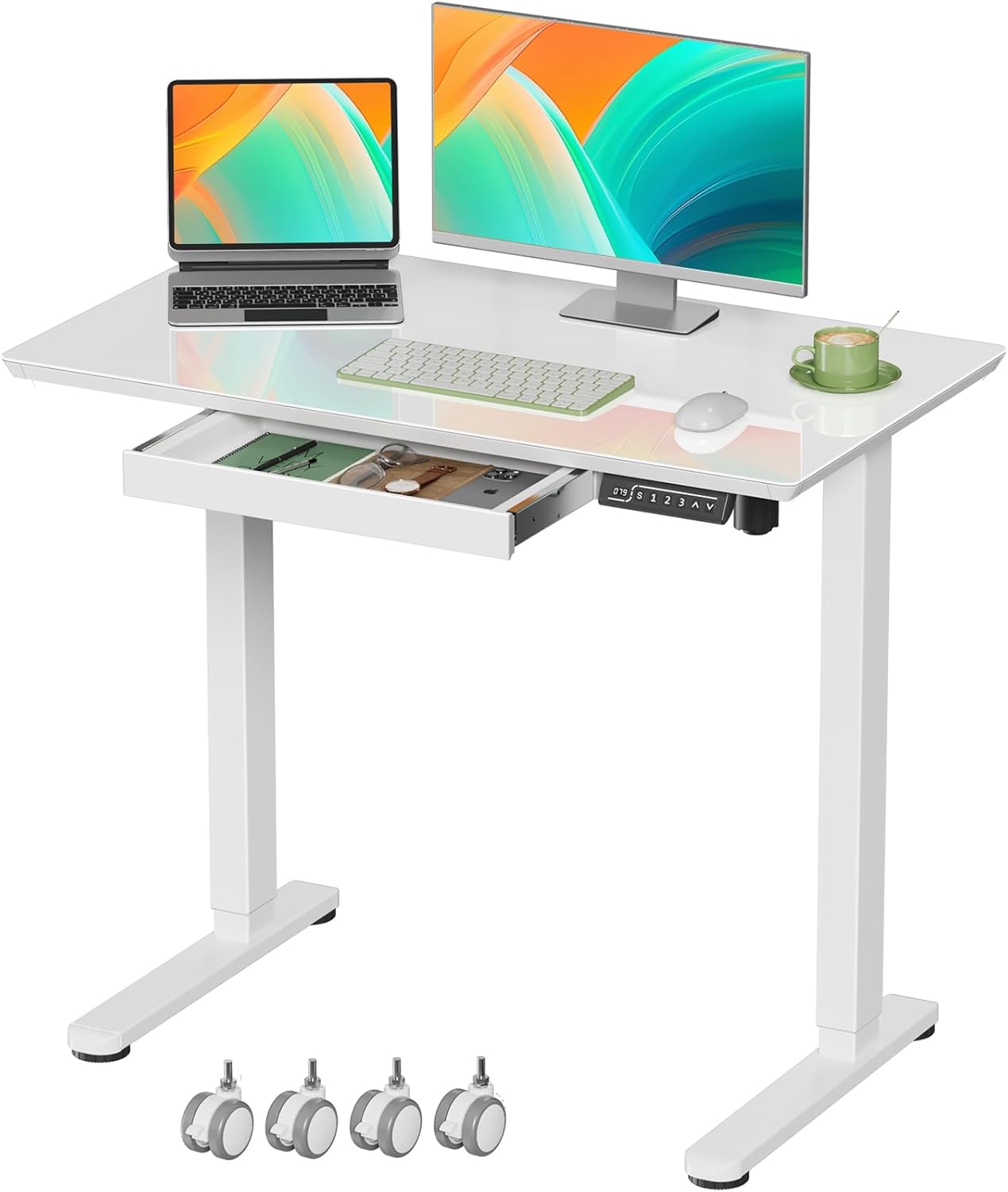 Height Adjustable Electric Standing Desk - Enhance Productivity