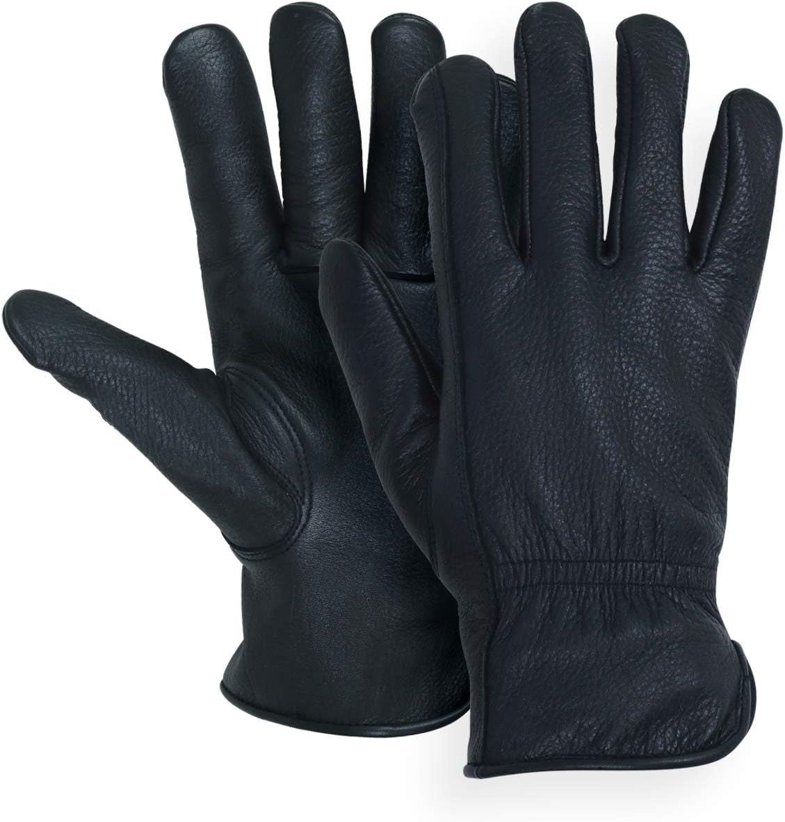 Insulated Men's Deerskin Gloves XL - Warm 3M Thinsulate Lining