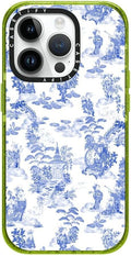 iPhone 14 Pro Case Moon Caravan Toile - Kiwi Impact Protector