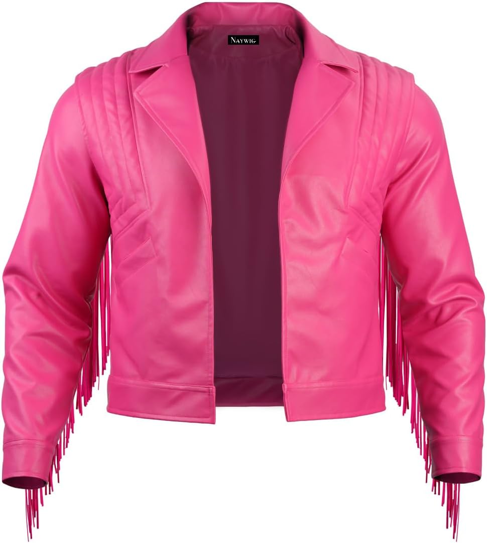 Naywig Faux Leather Western Cowboy Jacket for Men and Boys