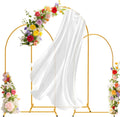 Metal Arch Backdrop Stand Set of 3 Gold - Versatile Wedding Backdrop