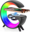 Smart LED Table Lamp Sunrise Alarm Clock with Wireless Charger