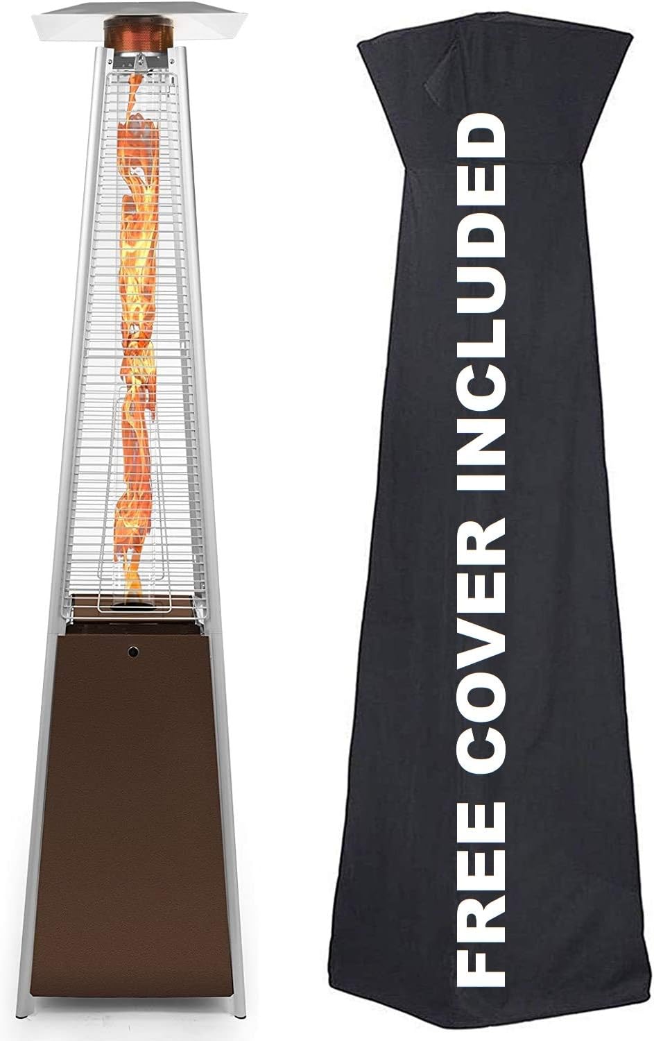 Avenlur 48,000 Btu Pyramid Propane Heater - Portable Outdoor Heat