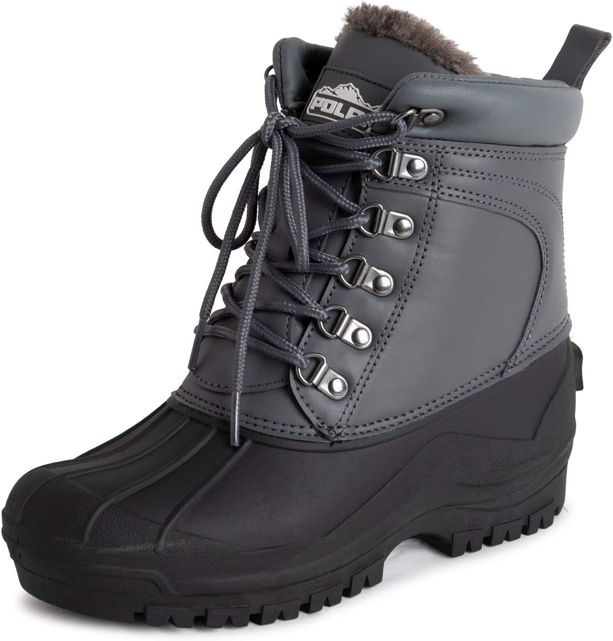 POLAR Mens Muck Lace Up Short Nylon Winter Duck Boots Review