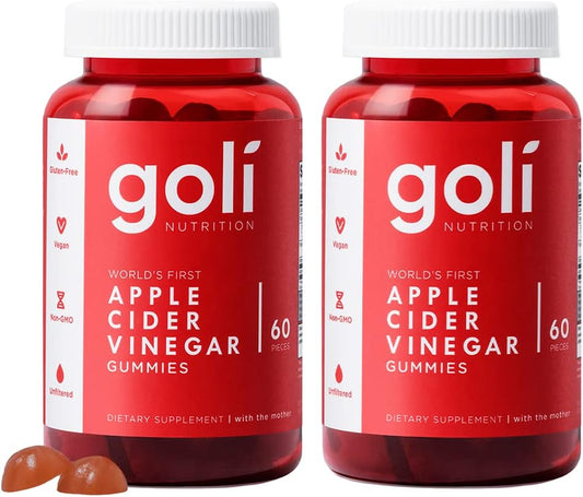 Goli Apple Cider Gummies, 2 Packs for Health