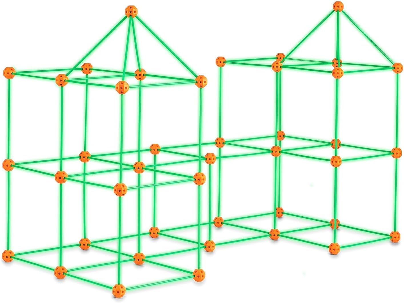 VEVOR Fort Building Kit for Kids - 140PCS Glow in The Dark Fun