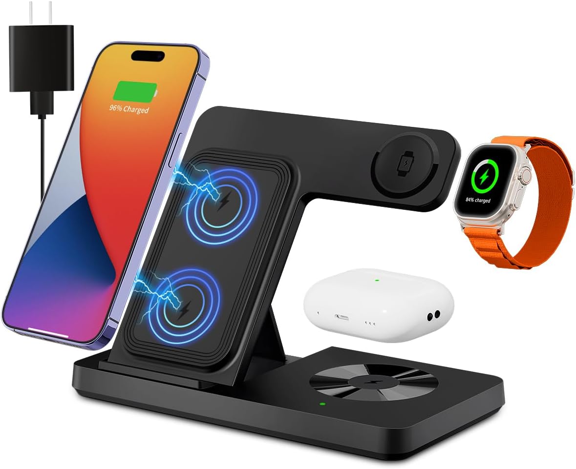 3-in-1 Wireless Charger for All Devices