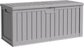 Flamaker Resin Deck Box 250 Gallon - Large Waterproof Patio Storage
