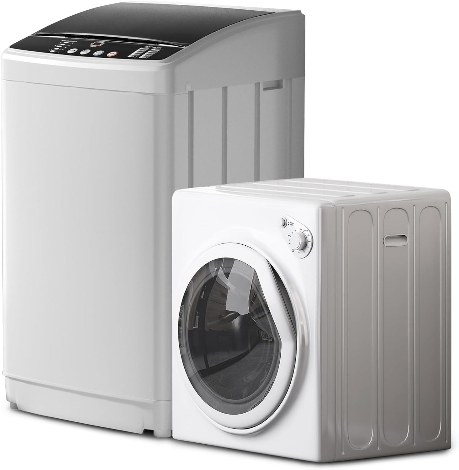 TABU Compact Washer & Dryer Set - Space-Saving Efficiency!