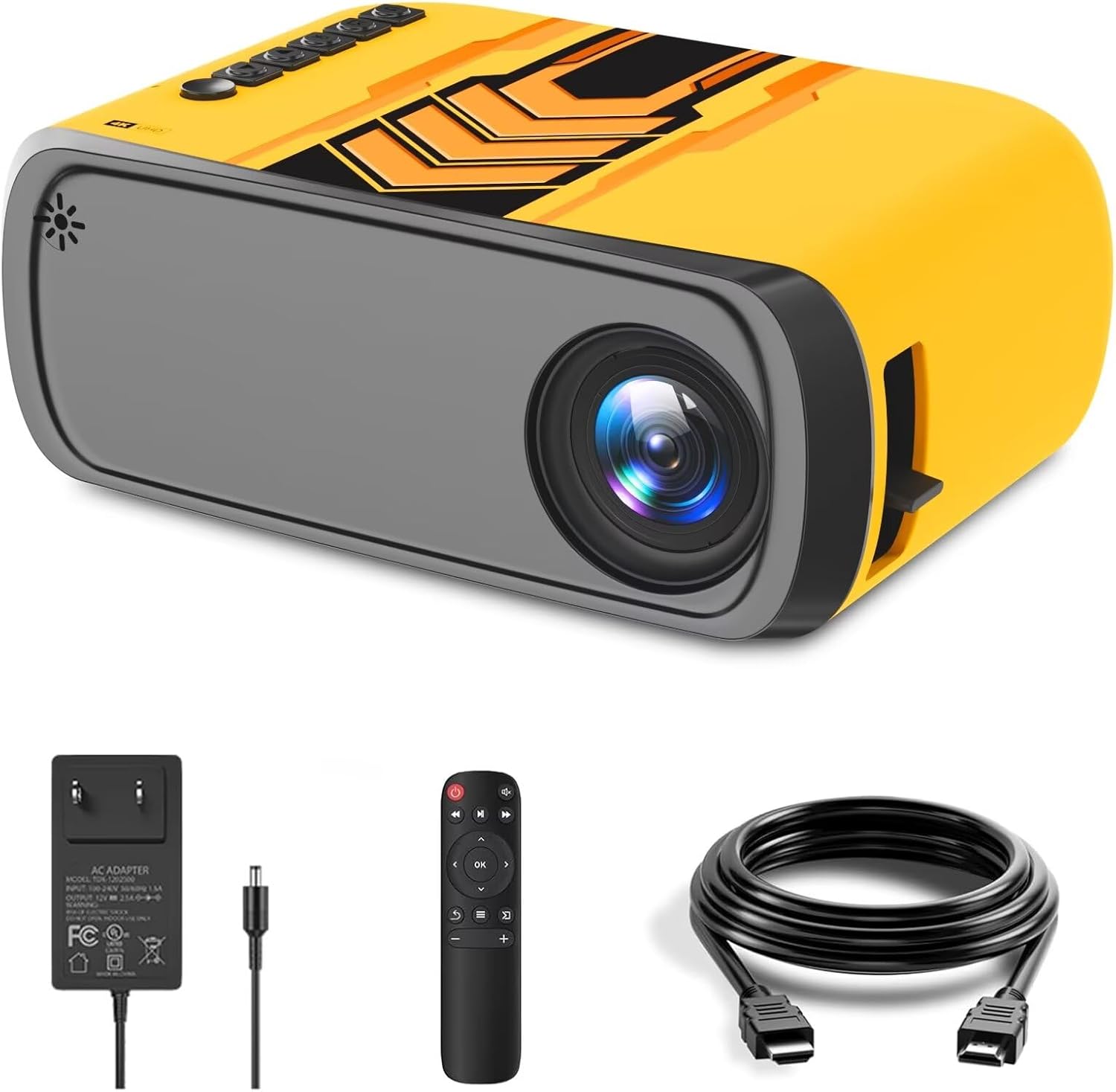 Portable HD Mini Projector - 1080P Wifi Streaming - Ohdil