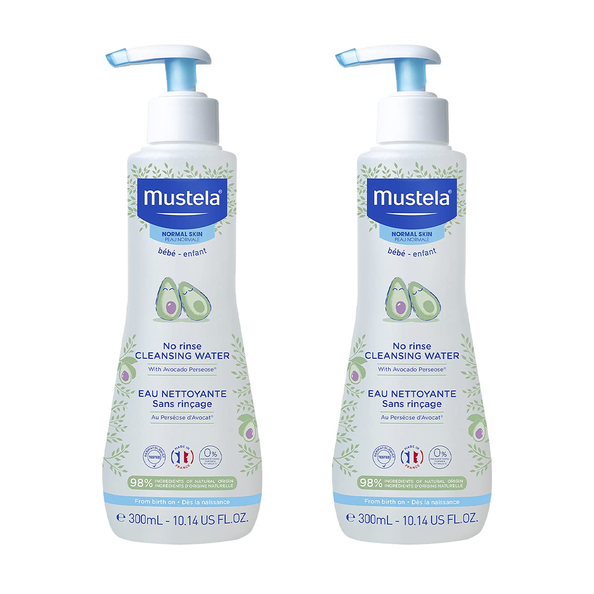 Mustela Baby Cleansing Water - Gentle Micellar Water for Babies