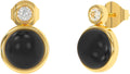 925 Sterling Silver Gemstone Stud Earrings - Dainty Dual-Stone Design