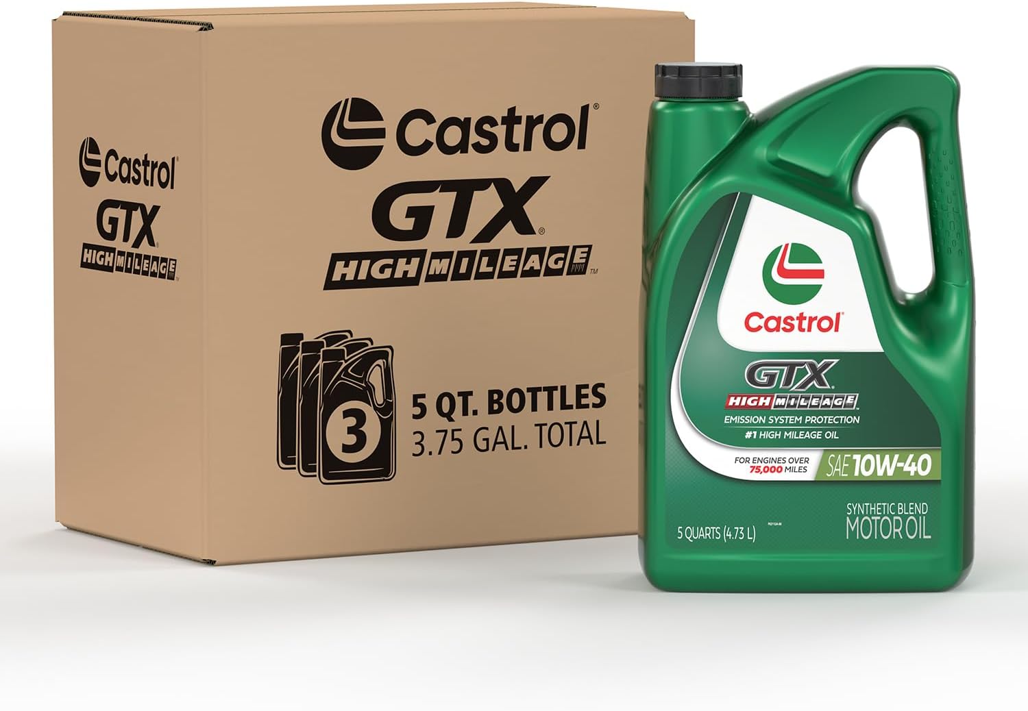 Castrol GTX High Mileage 10W-40 Synthetic Blend Motor Oil Review