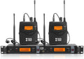 XTUGA IEM1200 Wireless In Ear Monitor System - Dual Bodypacks