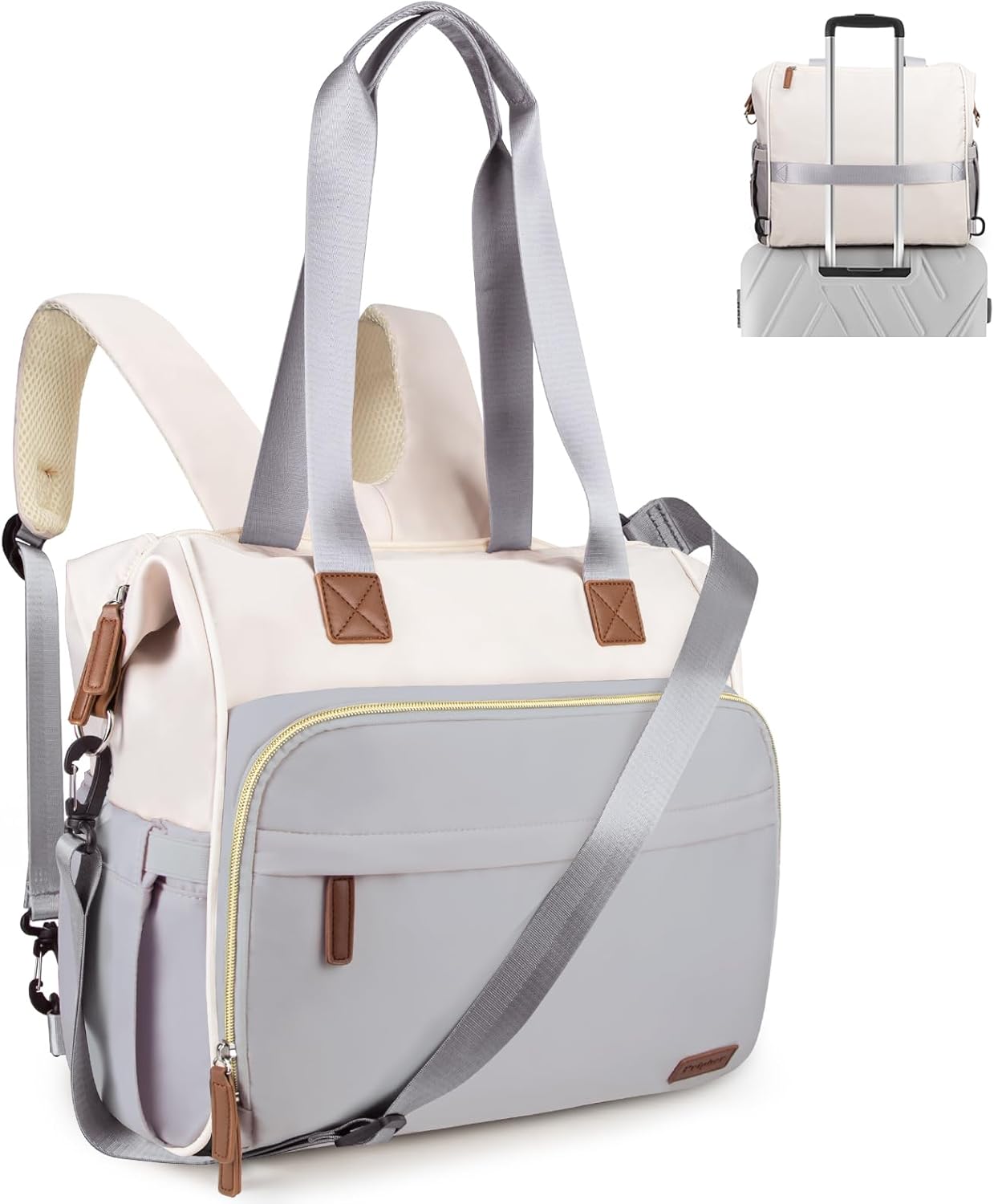 Diaper Bag Backpack for Moms - Stylish 4-in-1 Tote Design