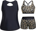 Plus Size Tankini Swimsuits 3 Piece Set - Flattering Coverage