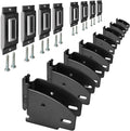 E-Track Wood Beam End Socket 8 Pack - Shelf Brackets for 2x4 & 2x6
