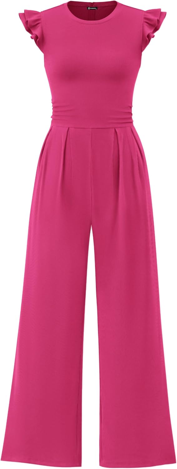 PRETTYGARDEN Summer Jumpsuits for Women Dressy Fashion 2025